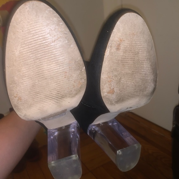 Call It Spring Boots w/ Clear Heels - Picture 3 of 3